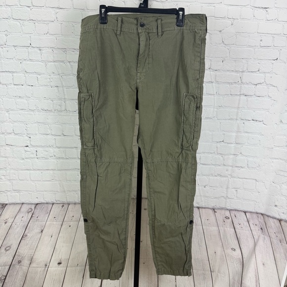 True Religion Officer Field Pants Army Green Size 34 - Picture 1 of 9